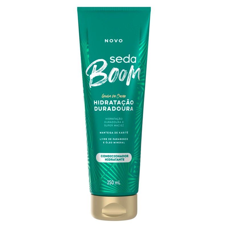 condicionador hidratante seda boom manteiga de karité 250ml