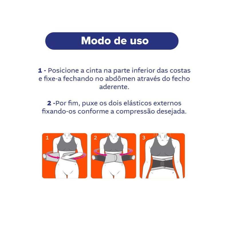 cinta modeladora cremer preta tamanho g 1 unidade