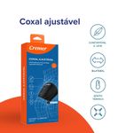 coxal ajustável cremer preto tamanho único 1 unidade