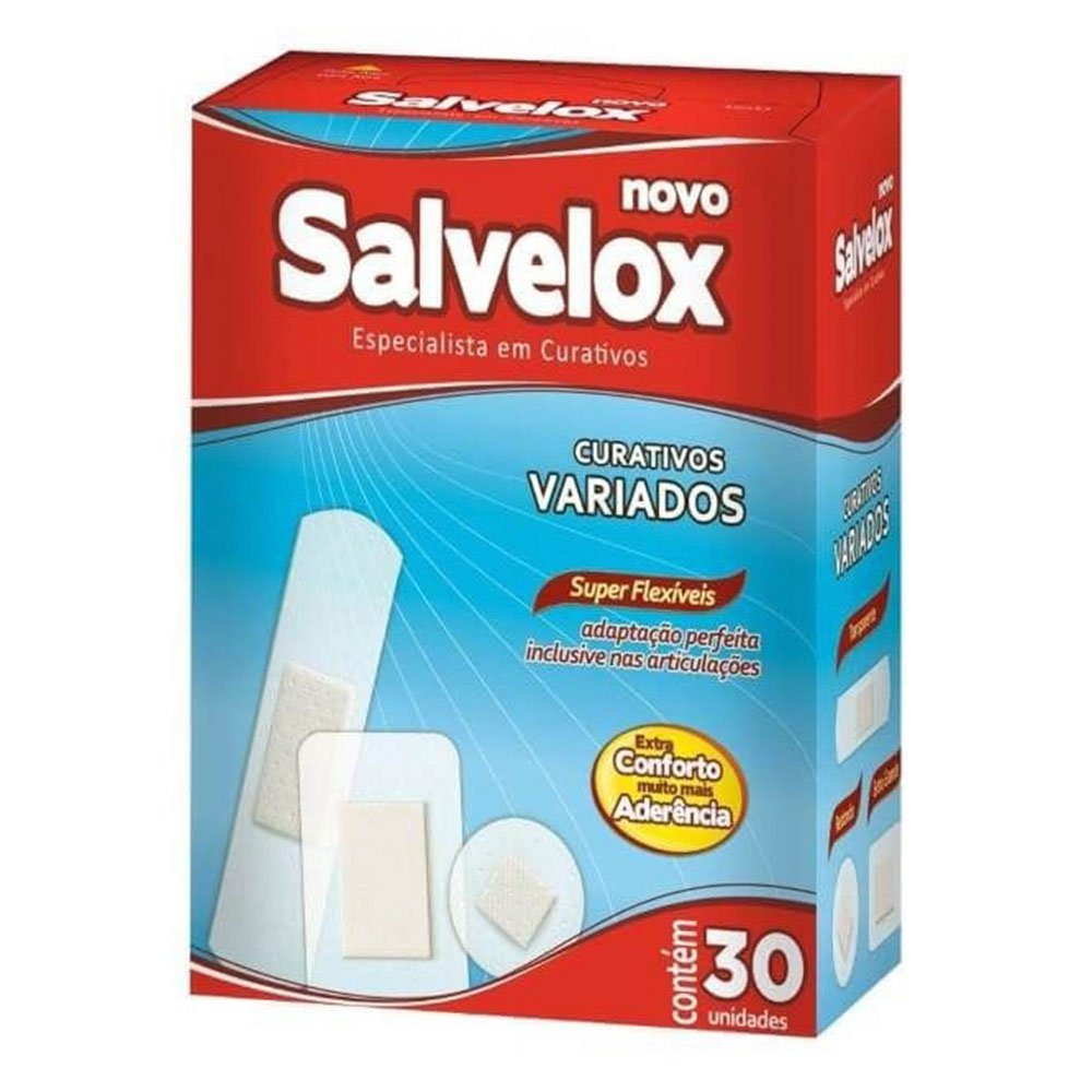 Curativos Salvelox Variados 30 Unidades