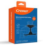 educador postural cremer preto tamanho g 1 unidade