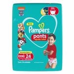 fralda pampers pants ajuste total xxxg 24 unidades