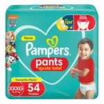 fralda pampers pants bag xxxg 54 unidades
