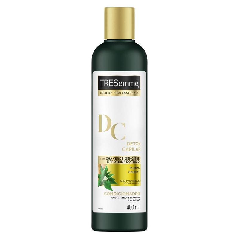 condicionador tresemmé detox capilar 400ml