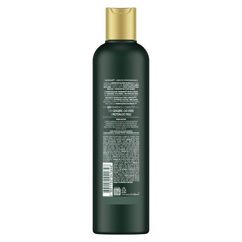 condicionador tresemmé detox capilar 400ml