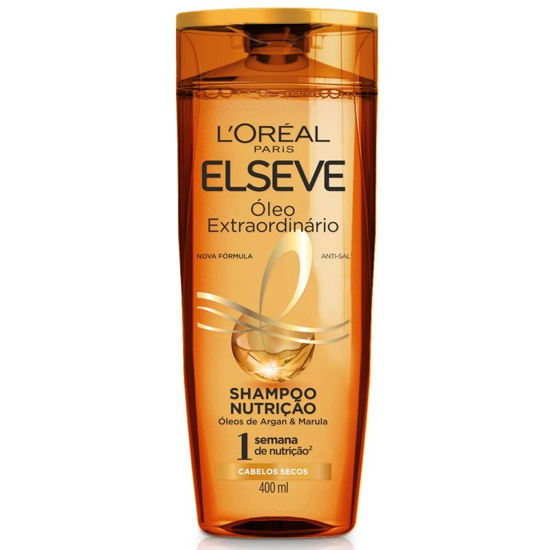 shampoo l'oréal paris elseve óleo extraodinário 200ml