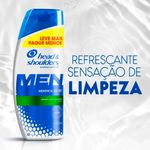 shampoo anticaspa head & shoulders men menta ice 650ml