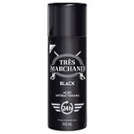 desodorante líquido très marchand black spray 100ml