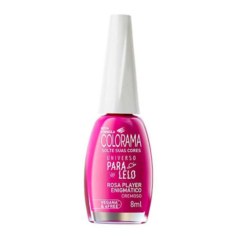 esmalte colorama cremoso rosa player enigmático 8ml