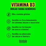 vitamina d3 2000ui 30 cápsulas gelatinosas mole biolab