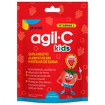 agil c kids 25 gomas sabor morango pharlab