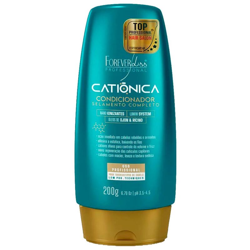 condicionador catiônica forever liss 200ml (mp)