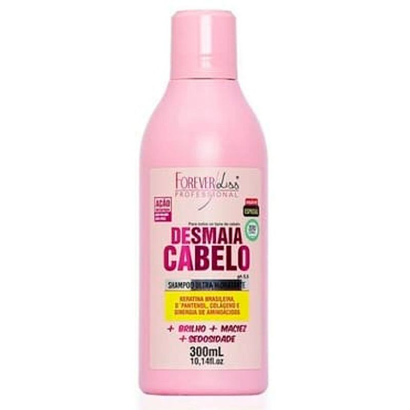 shampoo desmaia cabelo forever liss 300ml (mp)