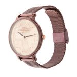 relógio feminino chilli beans harry potter analogi marrom (mp)