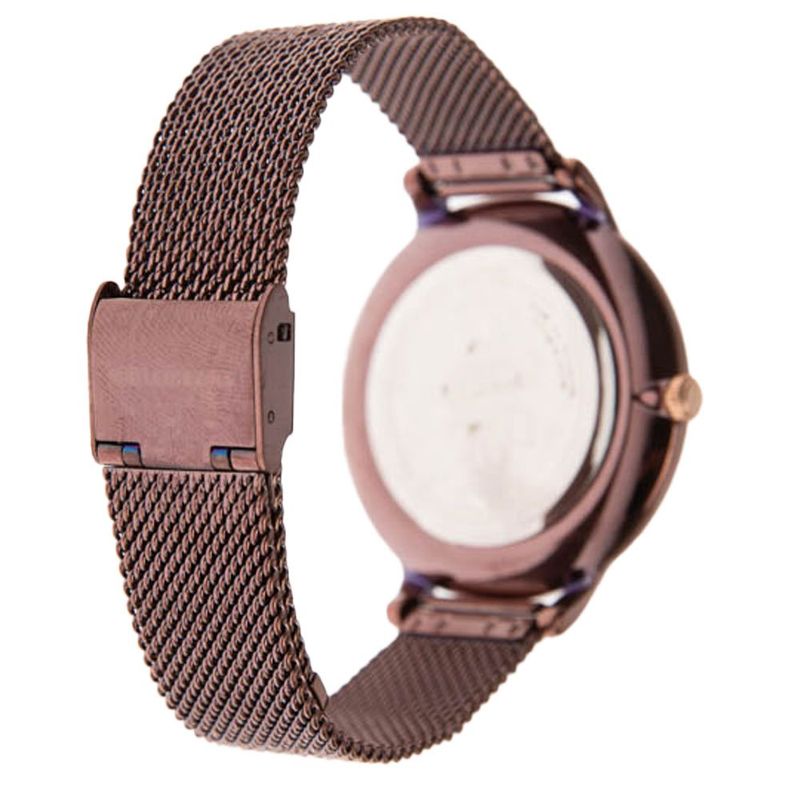 relógio feminino chilli beans harry potter analogi marrom (mp)