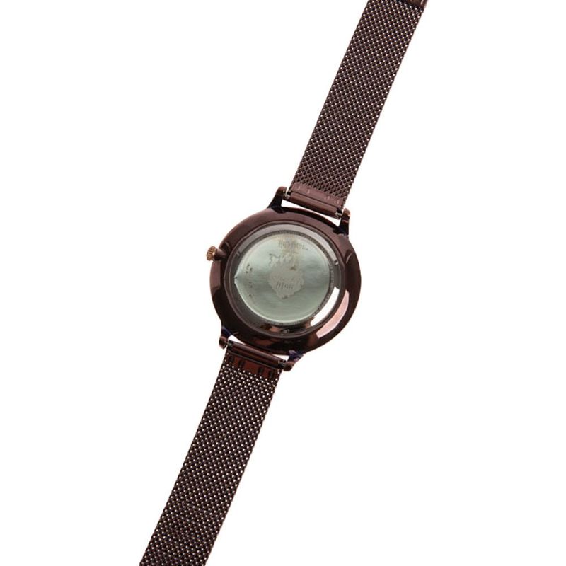 relógio feminino chilli beans harry potter analogi marrom (mp)