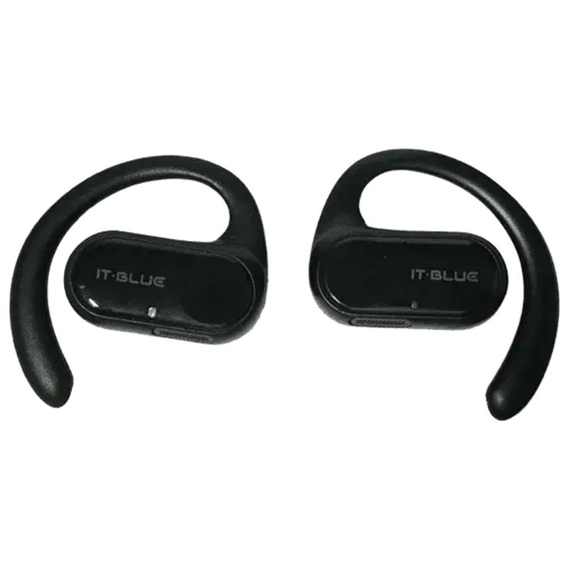 fone de ouvido sem fio it blue bluetooth preto (mp)