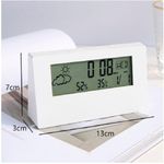 relógio de mesa digital yn clock despertador branco (mp)