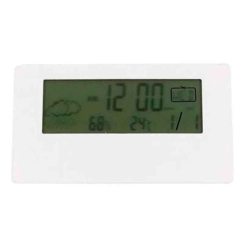 relógio de mesa digital yn clock despertador branco (mp)