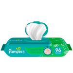 lenço umedecido pampers aroma de aloe vera 96 unidades