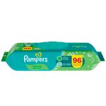 lenço umedecido pampers aroma de aloe vera 96 unidades