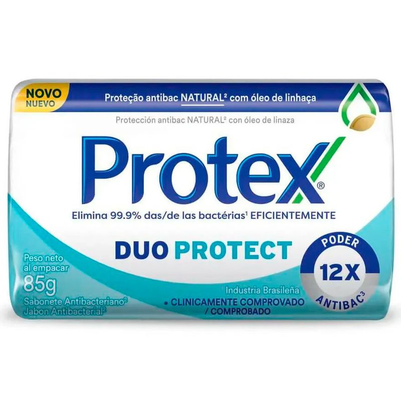 sabonete em barra protex duo protect 85g