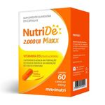 vitamina d nutride maxx maxinutri 2000ui 60 cápsulas