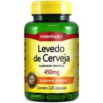 levedo de cerveja maxinutri 450mg 120 cápsulas