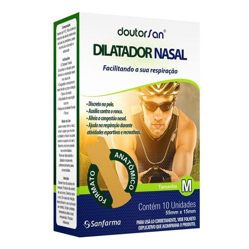 dilatador nasal doutorsan médio 10 unidades
