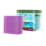 sabonete em barra artesanal glicerinado savana amazônica açaí 100g