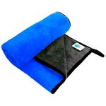 toalha de microfibra automotiva vonixx dupla face 40x40cm 600gsm azul (mp)