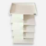 sapateira multiuso decor quality modulados 6 prateleiras branco tx (mp)