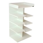 sapateira multiuso decor quality modulados 6 prateleiras branco tx (mp)
