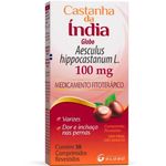 castanha da india 100mg 30 comprimidos revestidos globo pharma