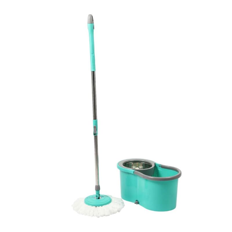 Mop Giratório Star Limp com Esfregão Microfibra 12L Verde