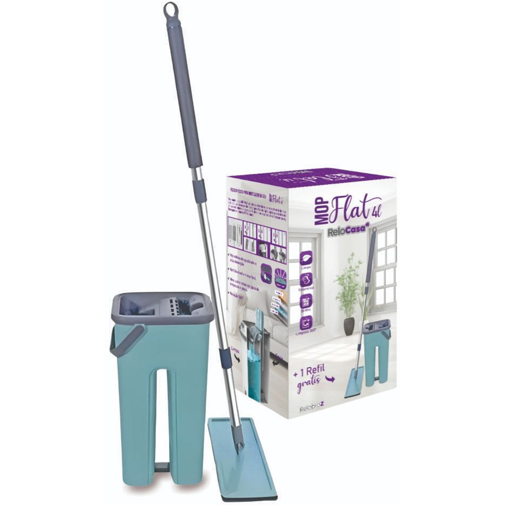ヤンピー着用メルカリ内1点 Ｌ　pedestal DABbrrrsos Mop Flat com Cabo Telescópio 4L Relobraz Verde