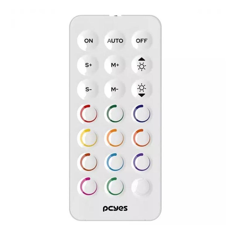controlador de fan pcyes 9 portas pwm argb light core white (mp)