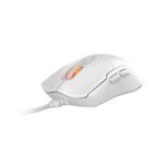 mouse gamer udb pcyes 12.400dpi 6 botões malus rgb branco (mp)