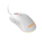mouse gamer udb pcyes 12.400dpi 6 botões malus rgb branco (mp)