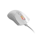 mouse gamer udb pcyes 12.400dpi 6 botões malus rgb branco (mp)
