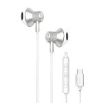 fone de ouvido intra auricular argom arghs2032wt tipo-c branco (mp)