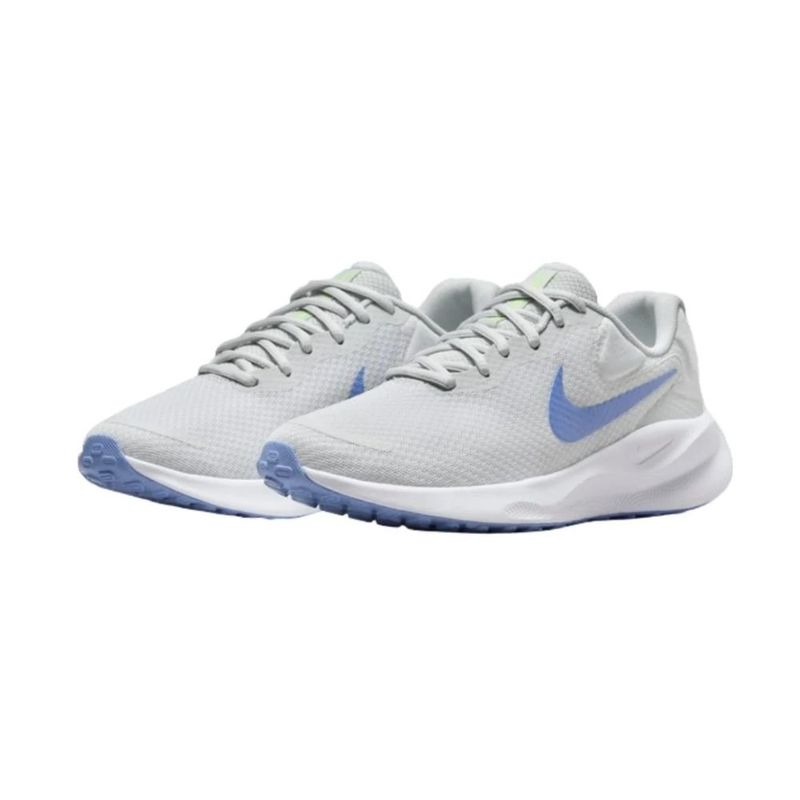 tênis feminino n°37 nike revolution 7 branco e azul (mp)