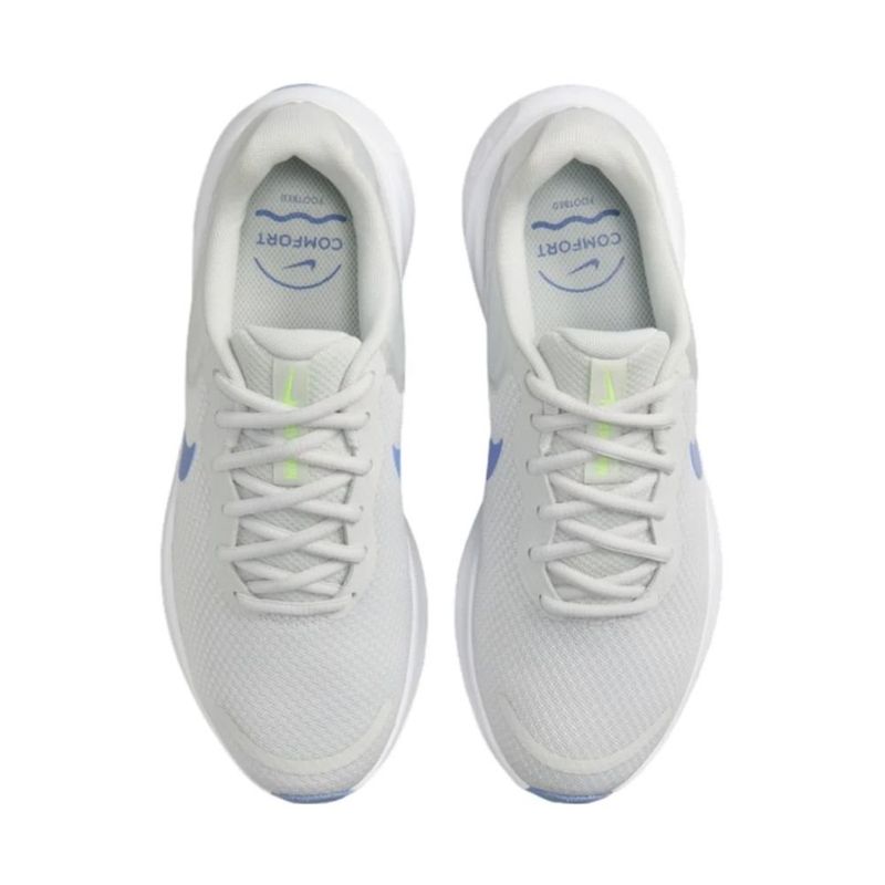 tênis feminino n°38 nike revolution 7 branco e azul (mp)