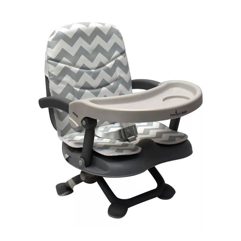cadeira de alimentação portátil premium baby cloud cinza ppb9crf012 (mp)