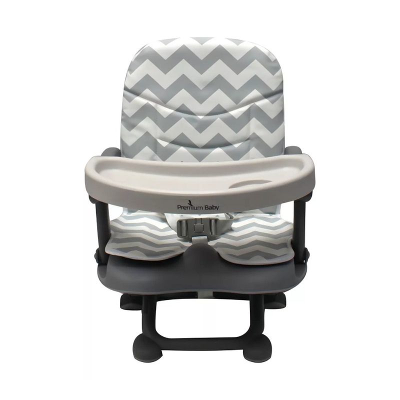 cadeira de alimentação portátil premium baby cloud cinza ppb9crf012 (mp)