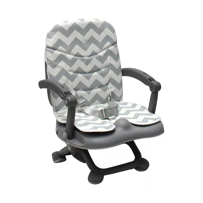 cadeira de alimentação portátil premium baby cloud cinza ppb9crf012 (mp)