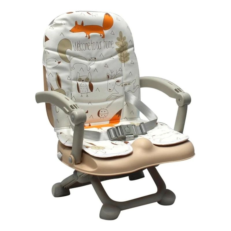 cadeira de alimentação portátil premium baby cloud bege fox ppb9crf011 (mp)