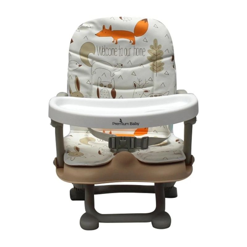 cadeira de alimentação portátil premium baby cloud bege fox ppb9crf011 (mp)