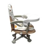 cadeira de alimentação portátil premium baby cloud bege fox ppb9crf011 (mp)