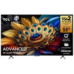 smart tv 4k 55" tcl uhd dolby vision atmos 55c655
